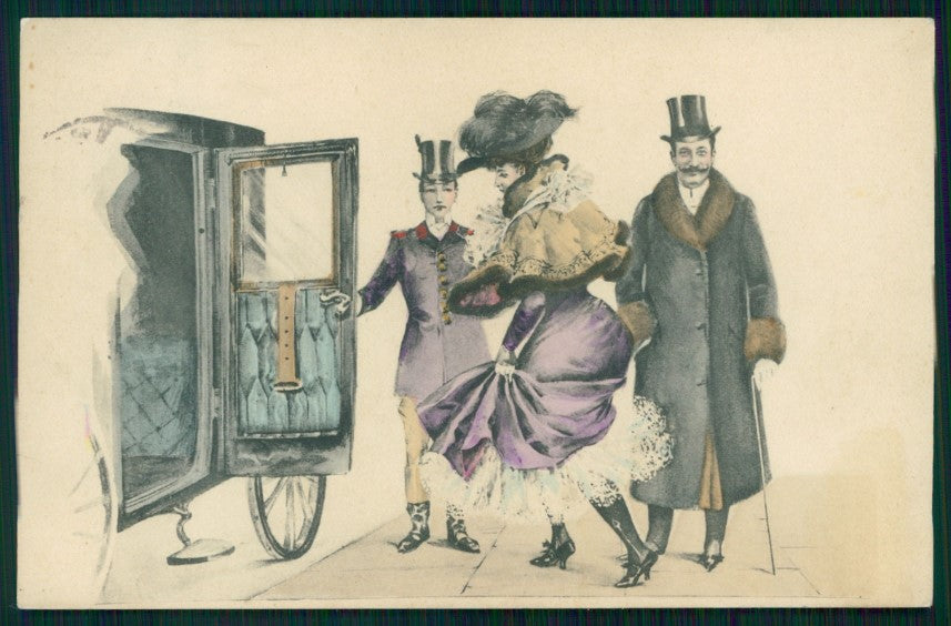 Viennoise Glamour Fashion Lady M M Vienne 62 postcard TC4057 – fronte