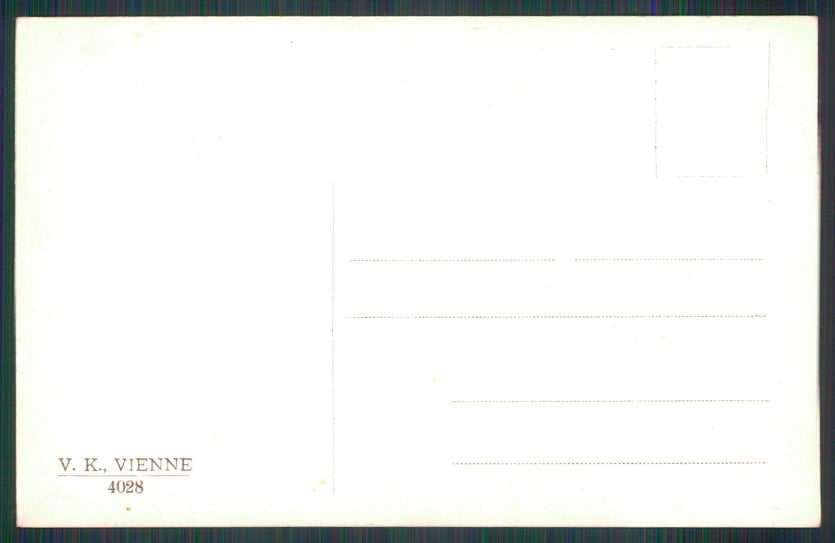 Viennoise Glamour Fashion Lady Easter serie 4028 postcard TC4060 – retro