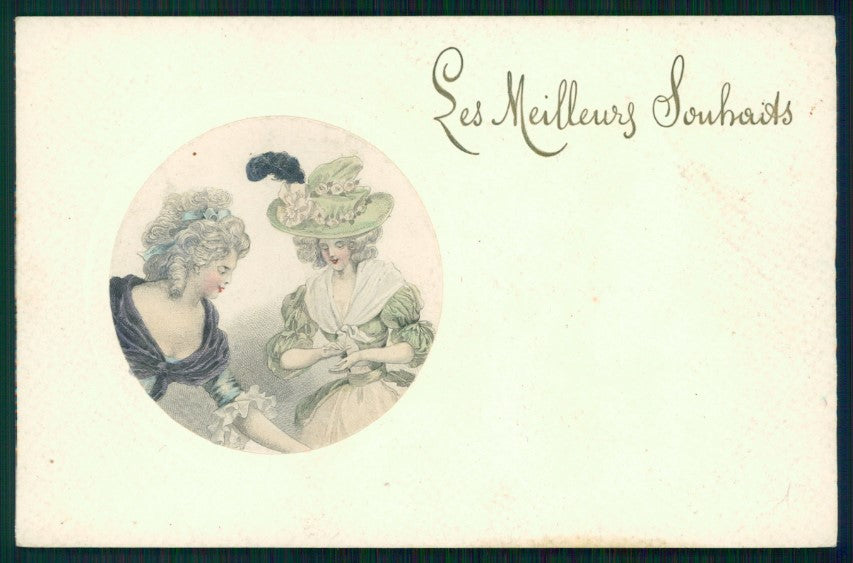 Viennoise Glamour Fashion Lady postcard TC4074 – fronte