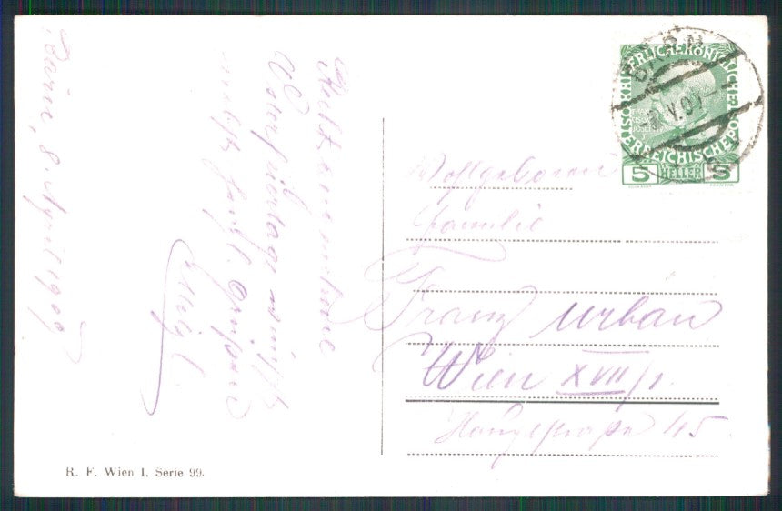 Viennoise Easter Egg Children 99 postcard TC4108 – retro