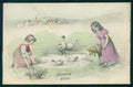 Viennoise Easter Children postcard TC4109 – fronte