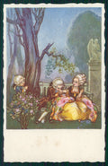 Artist Signed Busi Art Deco Children Degami 693 postcard TC4199 – fronte