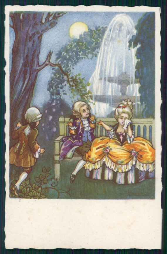 Artist Signed Busi Art Deco Children Degami 693 postcard TC4200 – fronte
