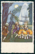 Artist Signed Busi Art Deco Children Degami 693 postcard TC4200 – fronte