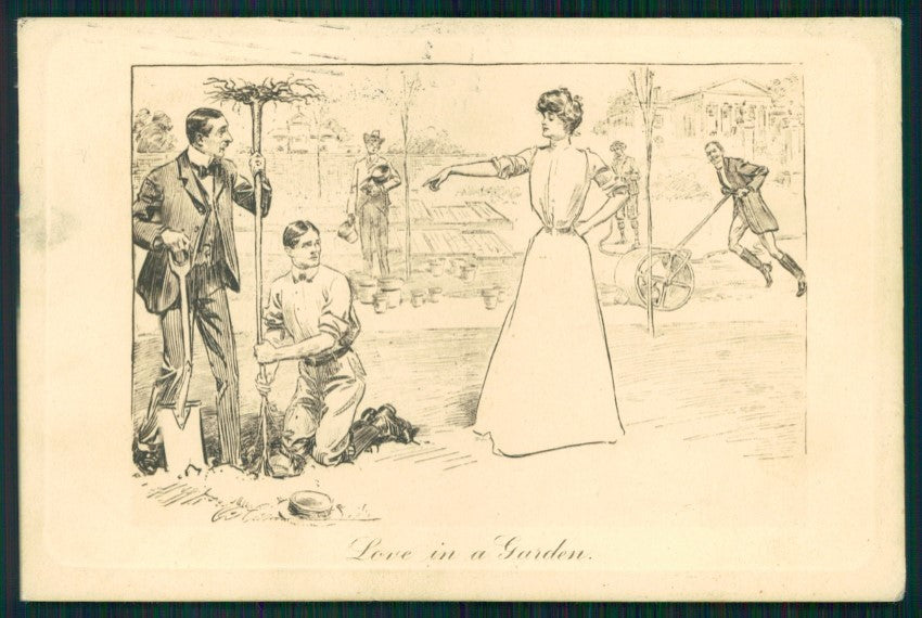 Artist Signed Charles Dana Gibson Lady serie 97 postcard TC4209 – fronte