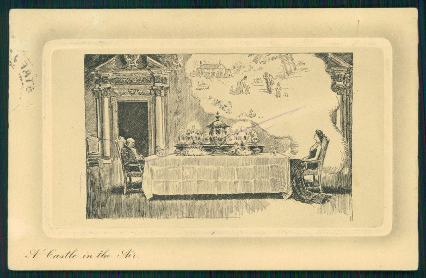 Artist Signed Charles Dana Gibson Lady serie797 postcard TC4217 – fronte