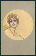 Artist Signed A. Zandrino Glamour Fashion Lady serie 16-5 postcard TC4253 – fronte