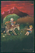 Artist Signed Colombo Children serie 1743 postcard TC4318 – fronte