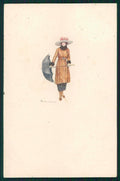 Artist Signed Colombo Glamour Fashion Lady serie 514-3 postcard TC4324 – fronte