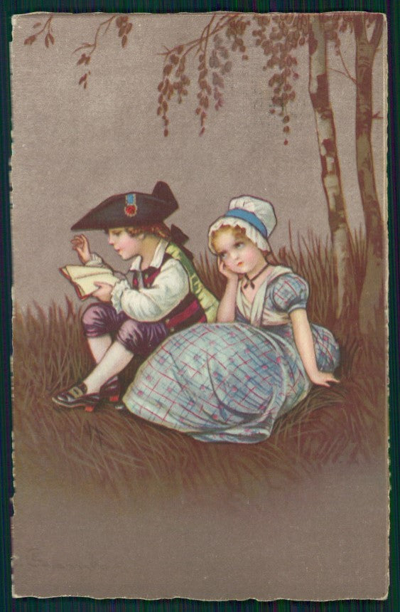 Artist Signed Colombo Children serie 2039 postcard TC4332 – fronte