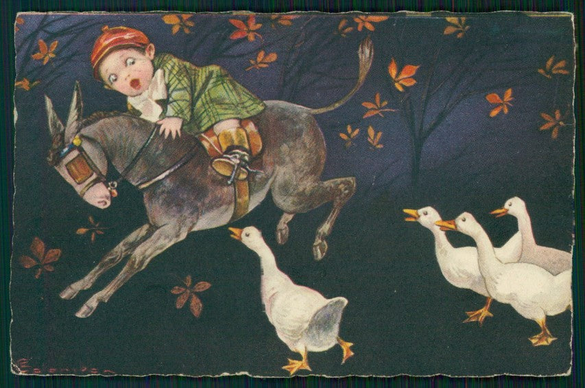 Artist Signed Colombo Boy serie 1902-4 postcard TC4337 – fronte