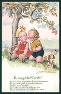 Artist Signed Mauzan Children serie 119 postcard TC4389 – fronte