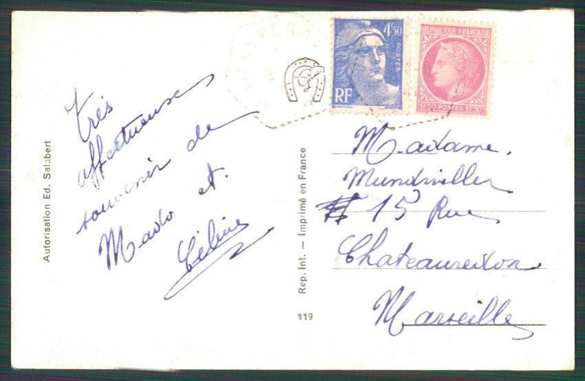 Artist Signed Mauzan Children serie 119 postcard TC4389 – retro
