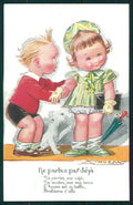 Artist Signed Mauzan Children serie 116 postcard TC4392 – fronte