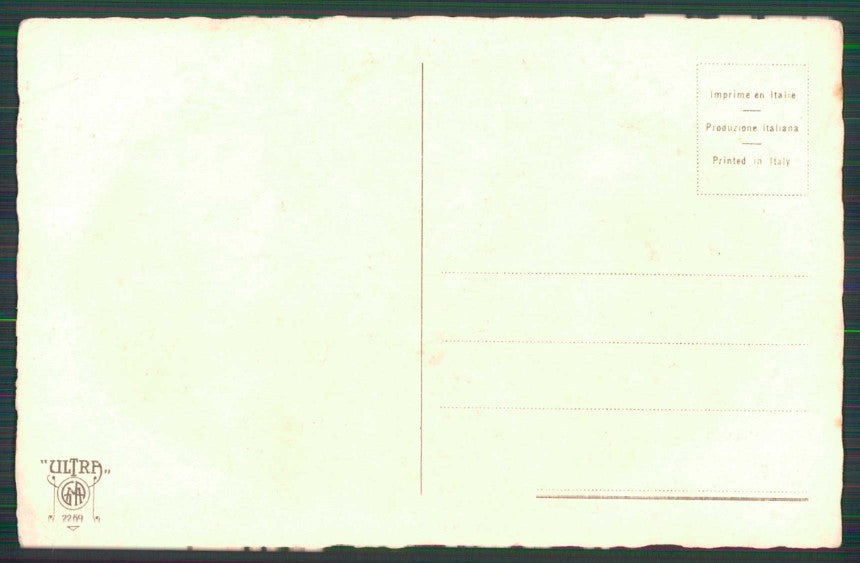 Artist Signed Meschini Art Deco Silhouette 2269 CORNER CREASED postcard TC4435 – retro