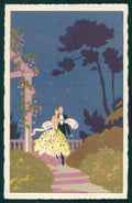Artist Signed Meschini Italian Art Deco Romantic Couple 2284 postcard TC4486 – fronte