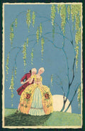Artist Signed Meschini Italian Art Deco Romantic Couple 2116 postcard TC4487 – fronte