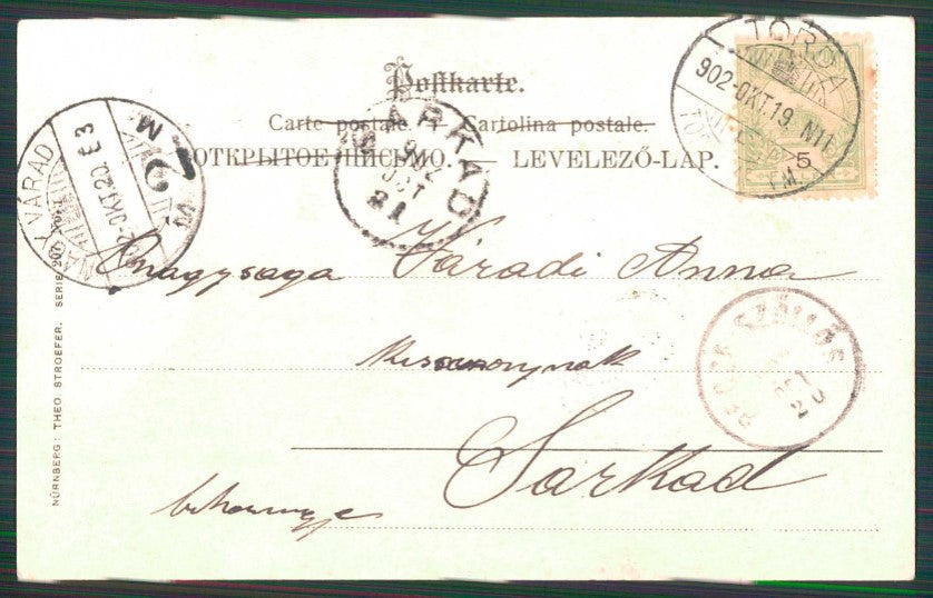 Artist Signed H. Ryland Lady Viennoise Theo Stroefer 207 postcard TC4545 – retro