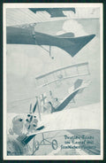 Artist Signed Roland Deutsche Taube im Kampf Aviation postcard TC4567 – fronte