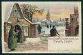 Hold to Light Winter Happy New Year postcard TC4604 – fronte