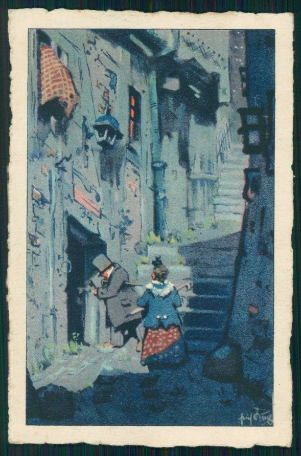 Artist Signed Erich Kux Heimkehr Comic serie 1130 postcard TC4610 – fronte