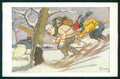 Artist Signed Didone Sport Ski Men Comic serie 2-64 postcard TC4626 – fronte