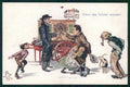 Artist Signed Fritz Linzer Organetto di Barberia Rullo WRINKLES postcard TC4631 – fronte