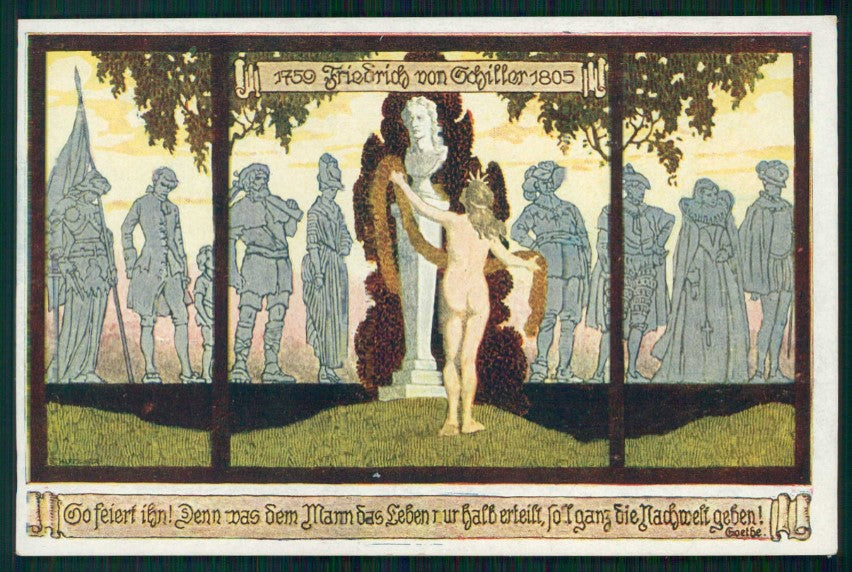 Artist Signed Kutzer Goethe Deutschen Bohmen serie 431 postcard TC4642 – fronte