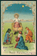 Christmas Baby Jesus Kings Magi Relief postcard TC4661 – fronte