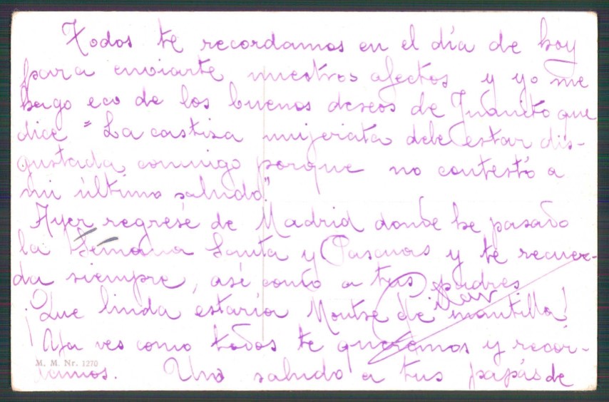 Artist Signed P. Ebner Children M M Vienne 1270 CORNER CREASED postcard TC4690 – retro