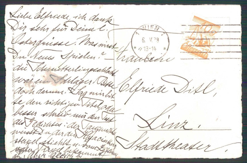 Artist Signed P. Ebner Children Dondorf 2463 postcard TC4692 – retro