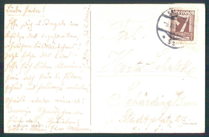 Artist Signed P. Ebner Children M M Vienne 1158 postcard TC4699 – retro
