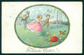 Artist Signed P. Ebner Easter Children M M Vienne 1251 postcard TC4701 – fronte