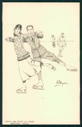 Artist Signed Pellegrini Ice Skating Palazzo Ghiaccio Milano postcard TC4738 – fronte