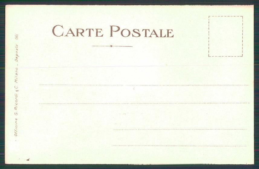 Artist Signed L. Metlicovitz Art Nouveau Opera Tosca Puccini postcard TC4747 – retro