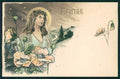 Artist Signed Frundt Art Nouveau Lady Days of the Week Tage der Woche pc TC4778 – fronte