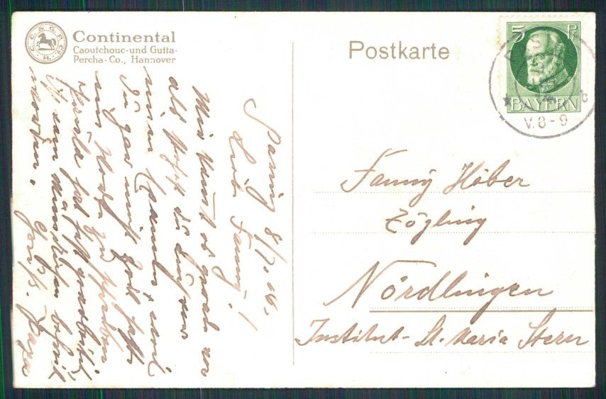 Advertising Continental Regenmantel Couple postcard TC4798 – retro