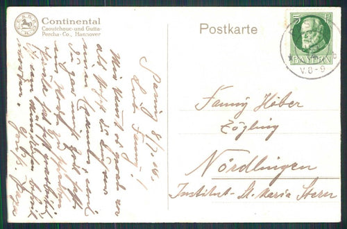 Advertising Continental Regenmantel Couple postcard TC4798 – retro