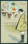 Art Nouveau Horse Racing Sportman postcard TC4836 – fronte