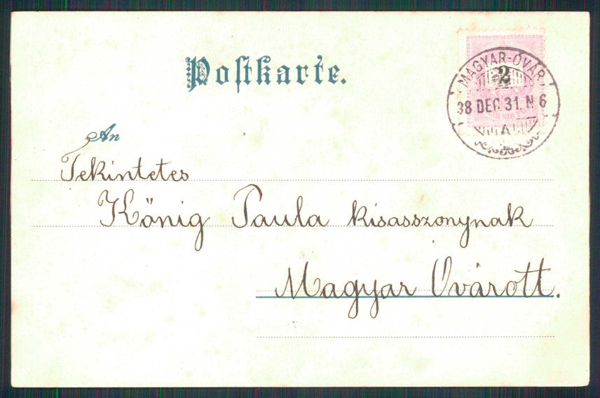 Artist Signed Bluhm Lady Graet Dane Dog Meggendorfer Blatter 511 postcard TC4869 – retro