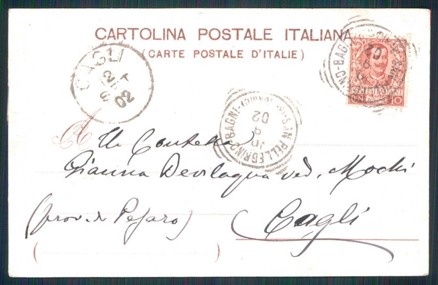 Bergamo San Pellegrino Ponti di Sedrina cartolina TC4907 – retro