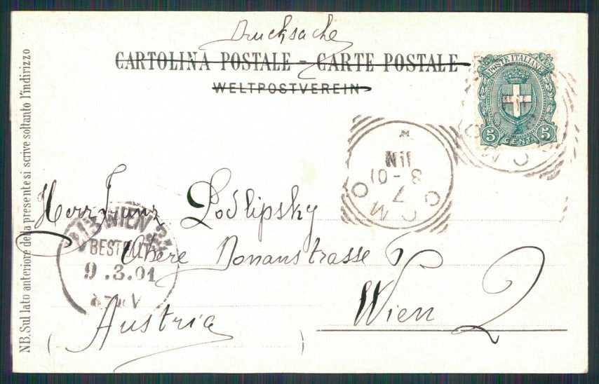 Italia Milano Firenze Venezia Genova Gruss aus cartolina TC4911 – retro