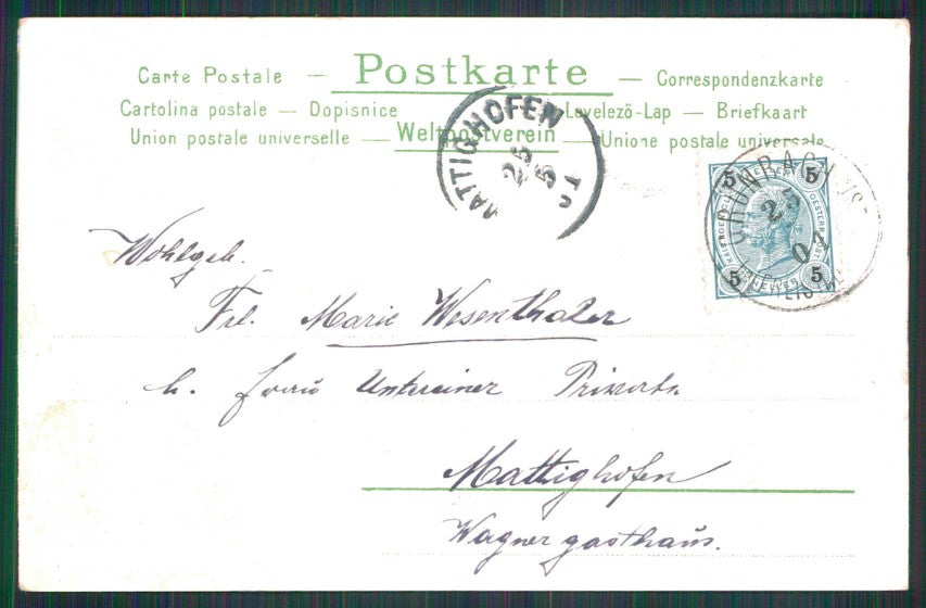 Pentecoste Pfingsten Dressed Insects serie 3421 postcard TC5014 – retro