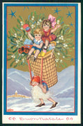 Artist Signed Bonora Christmas Children Gnomo Gnome Zwerge Degami 3076 pc TC5047 – fronte