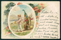 Angel Gnomo Gnome Zwerge Dwarf serie 48-2 ABRADED postcard TC5074 – fronte