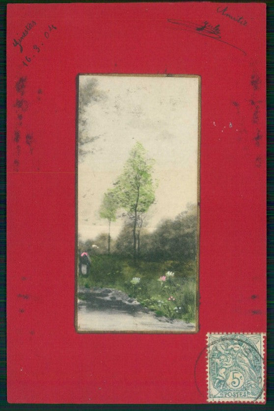 Artist Signed OPF Landscape postcard TC5109 – fronte