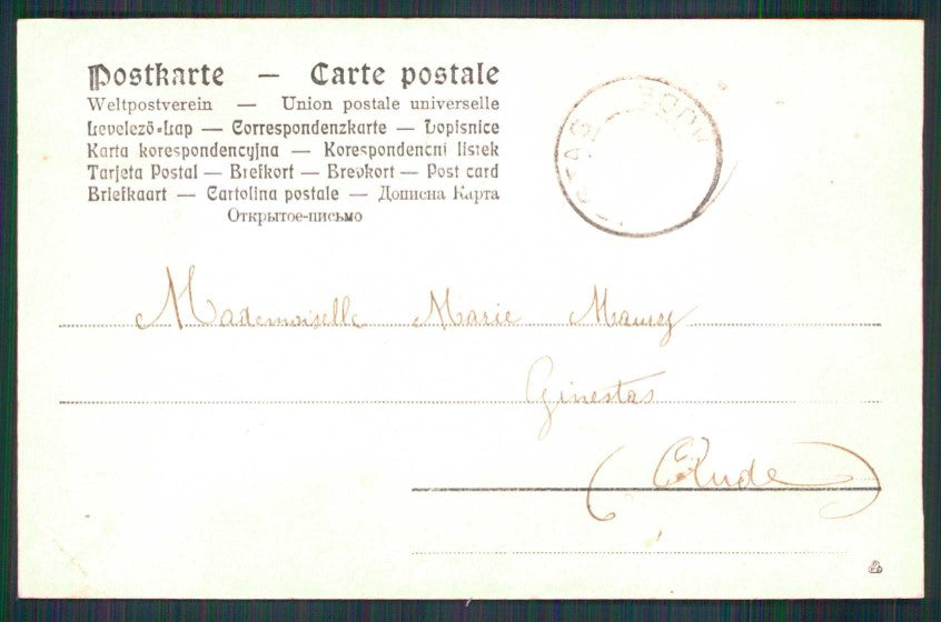 Artist Signed OPF Winter Landscape postcard TC5110 – retro