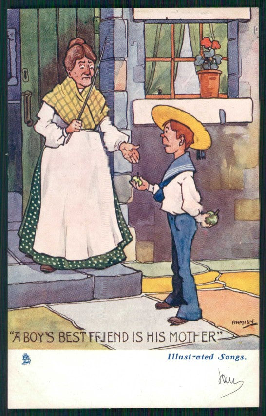 Artist Signed Hamish Duncan Child Comic Tuck serie 6456 postcard TC5173 – fronte