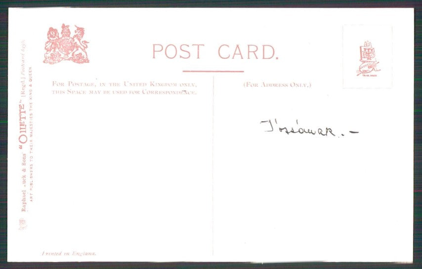 Artist Signed Hamish Duncan Child Comic Tuck serie 6456 postcard TC5173 – retro