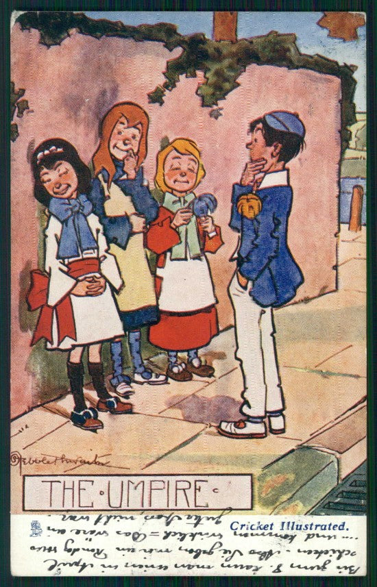Artist Signed Hamish Duncan James Allan Comic Tuck serie 6446 postcard TC5175 – fronte